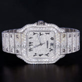 Luxury Square Arabic Moissanite Automatic Watch