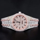Luxury Rose Gold Moissanite Watch