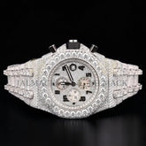 VVS1 D Color Moissanite Diamond Chronograph Automatic Watch