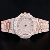 Luxury Rose Gold Moissanite Automatic Watch