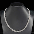 10MM Classic Full Studded Moissanite Cuban Link Chain For Hip Hop Fashion
