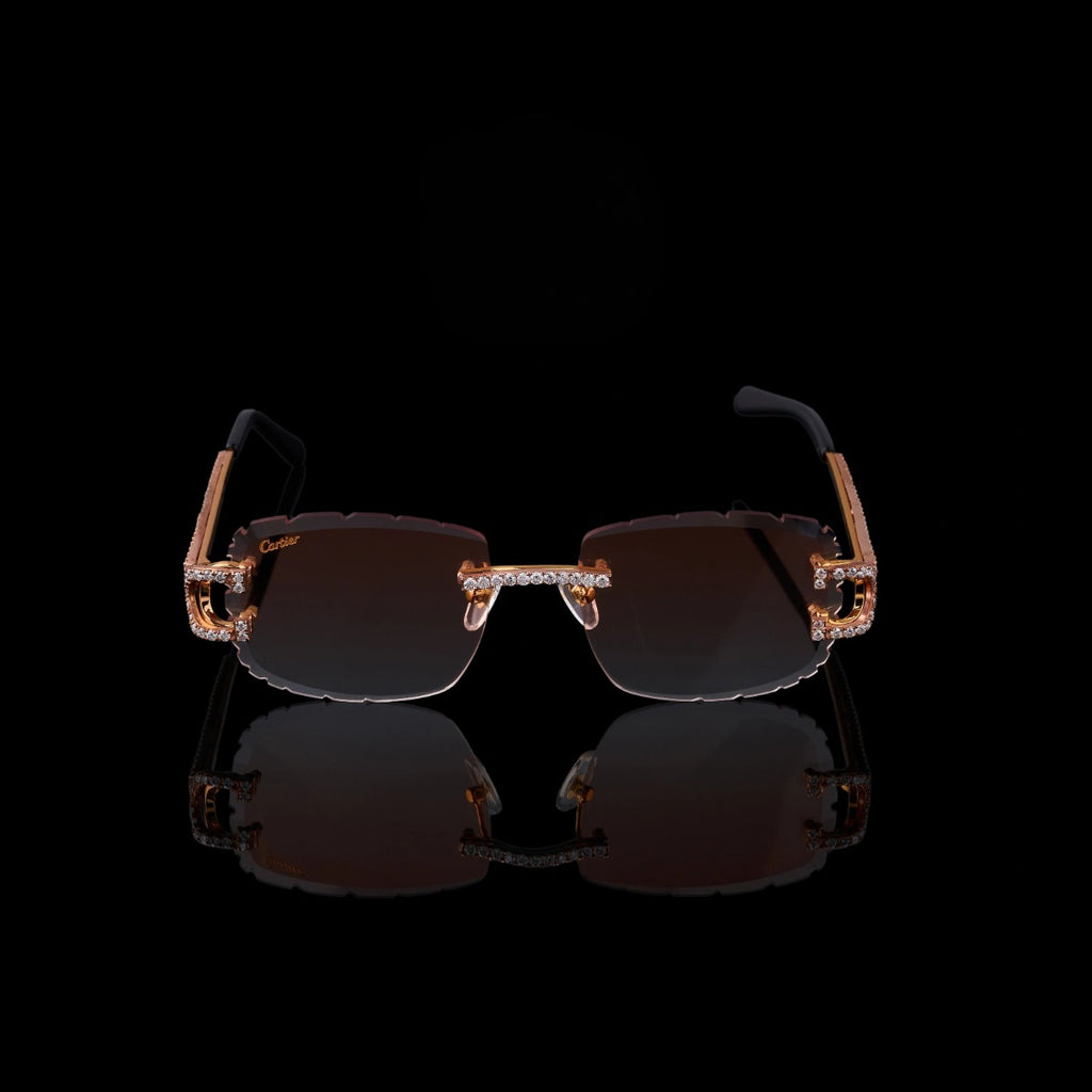 Luxury Rimless Moissanite Sunglasses