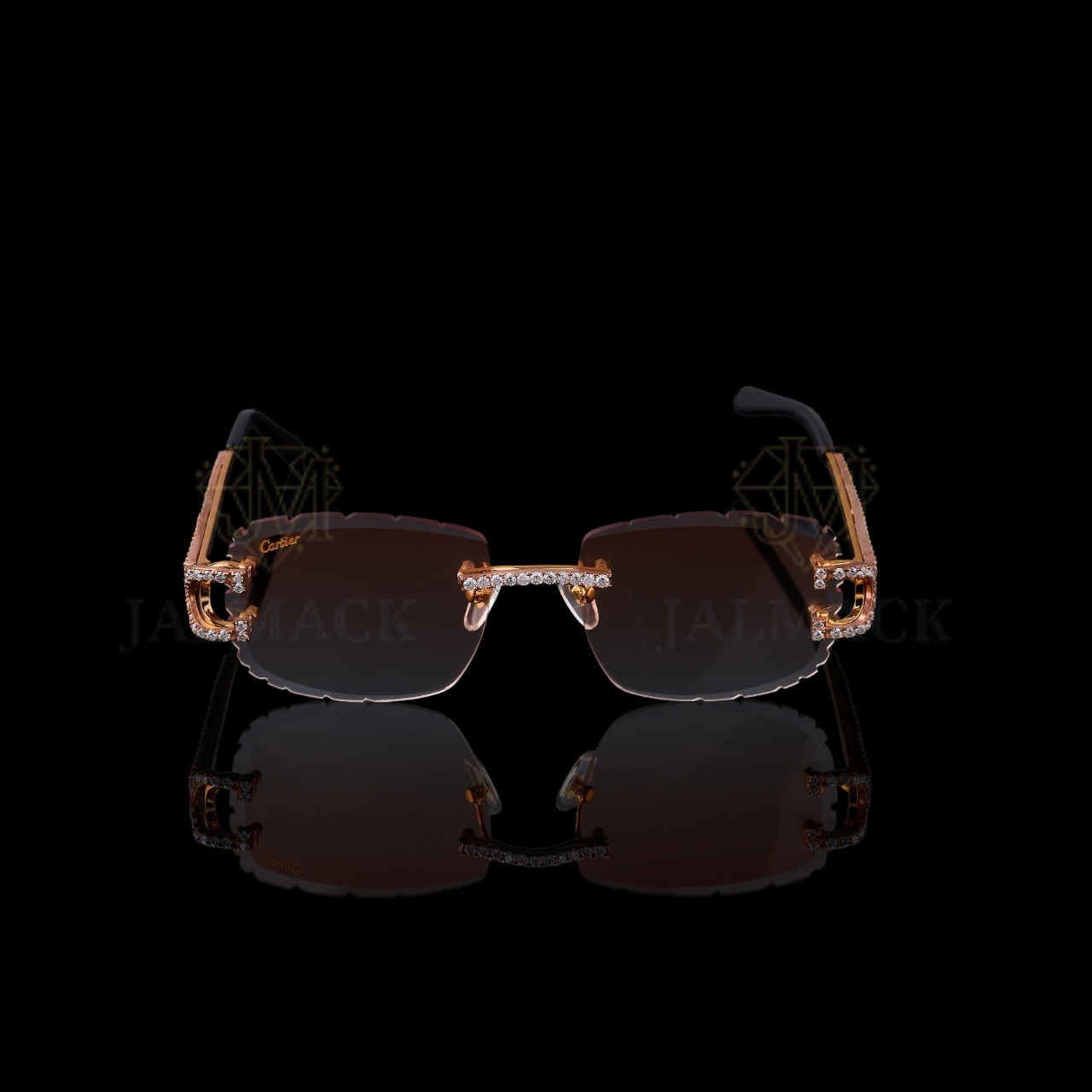 Luxury Rimless Moissanite Sunglasses