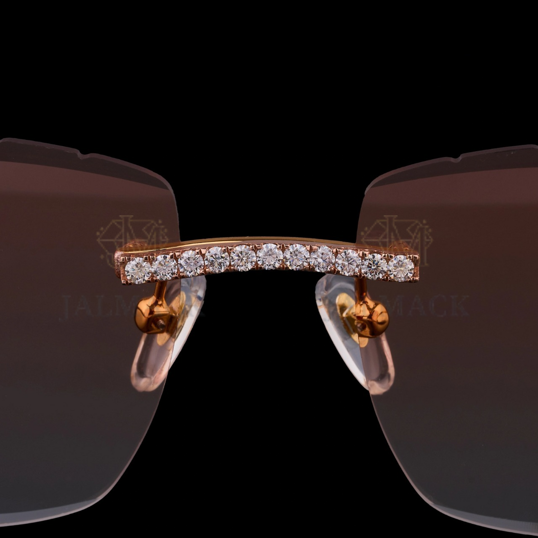 Luxury Rimless Moissanite Sunglasses
