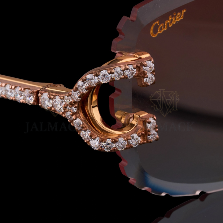 Luxury Rimless Moissanite Sunglasses