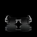 Luxury Rimless Moissanite Diamond Sunglasses