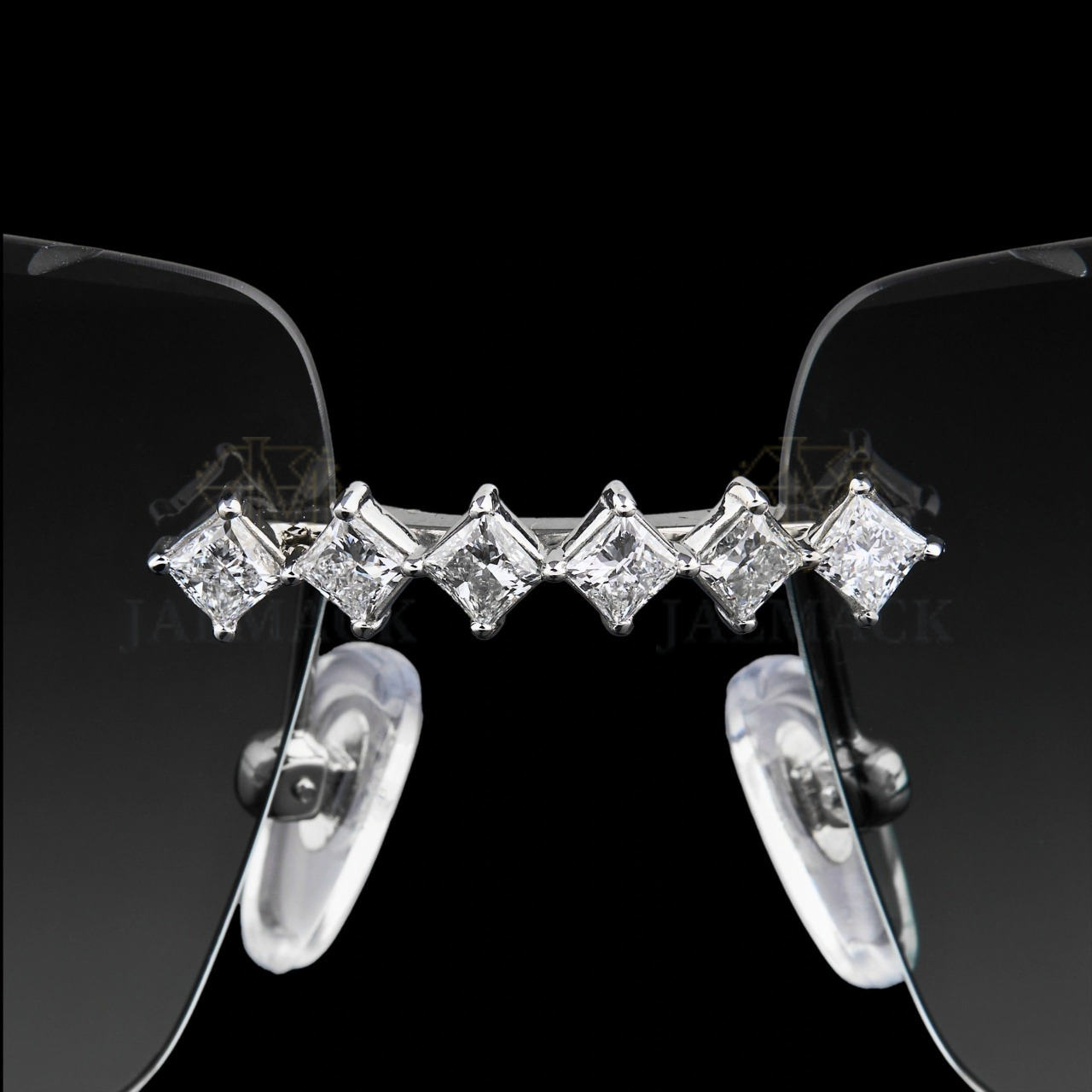 Luxury Rimless Moissanite Diamond Sunglasses