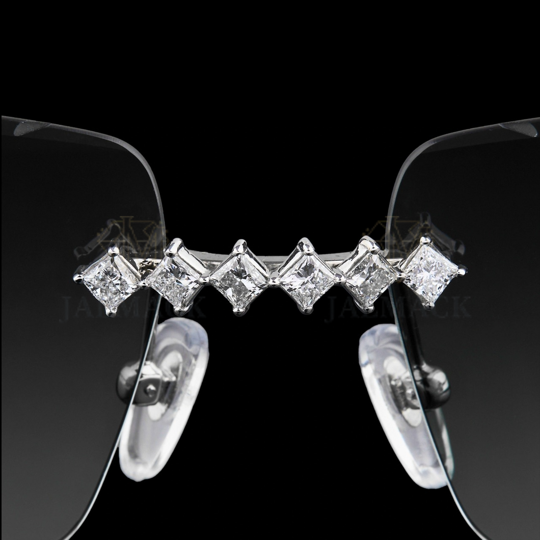 Luxury Rimless Moissanite Diamond Sunglasses