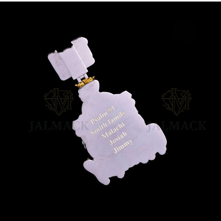 POW SWAG Money Bag Moissanite Character Pendant Fully Iced Out