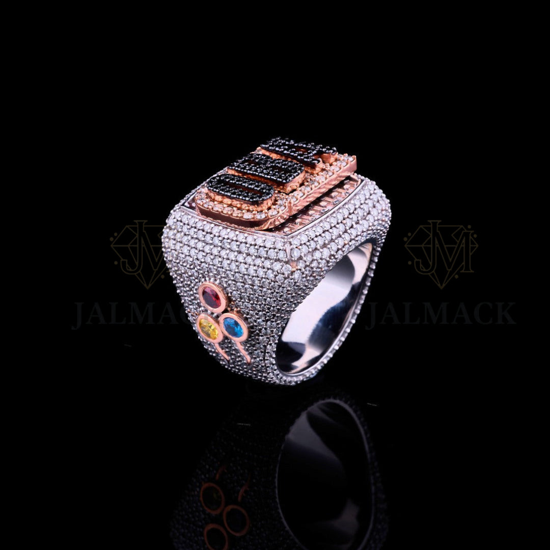 Custom Moissanite Championship Statement Ring