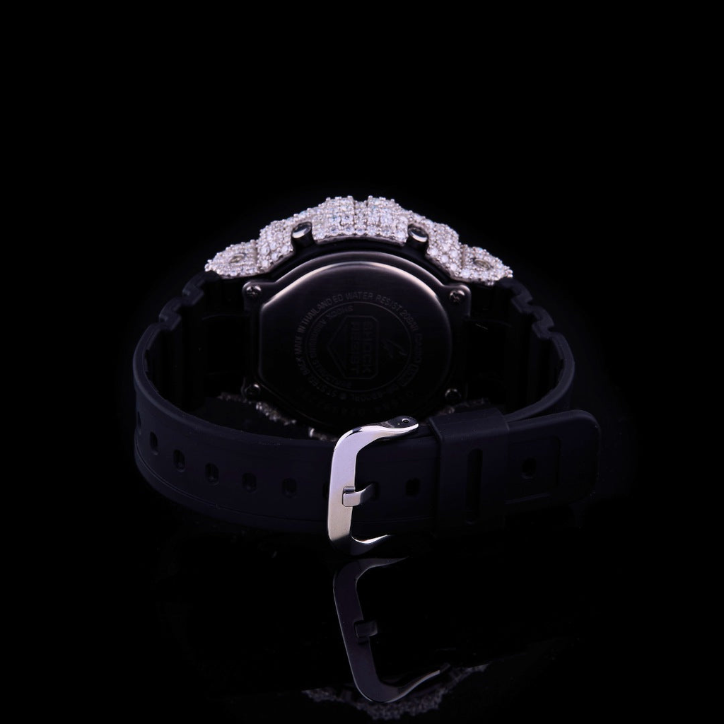 Black Crown G-Shock VVS Moissanite Luxury Digital Watch