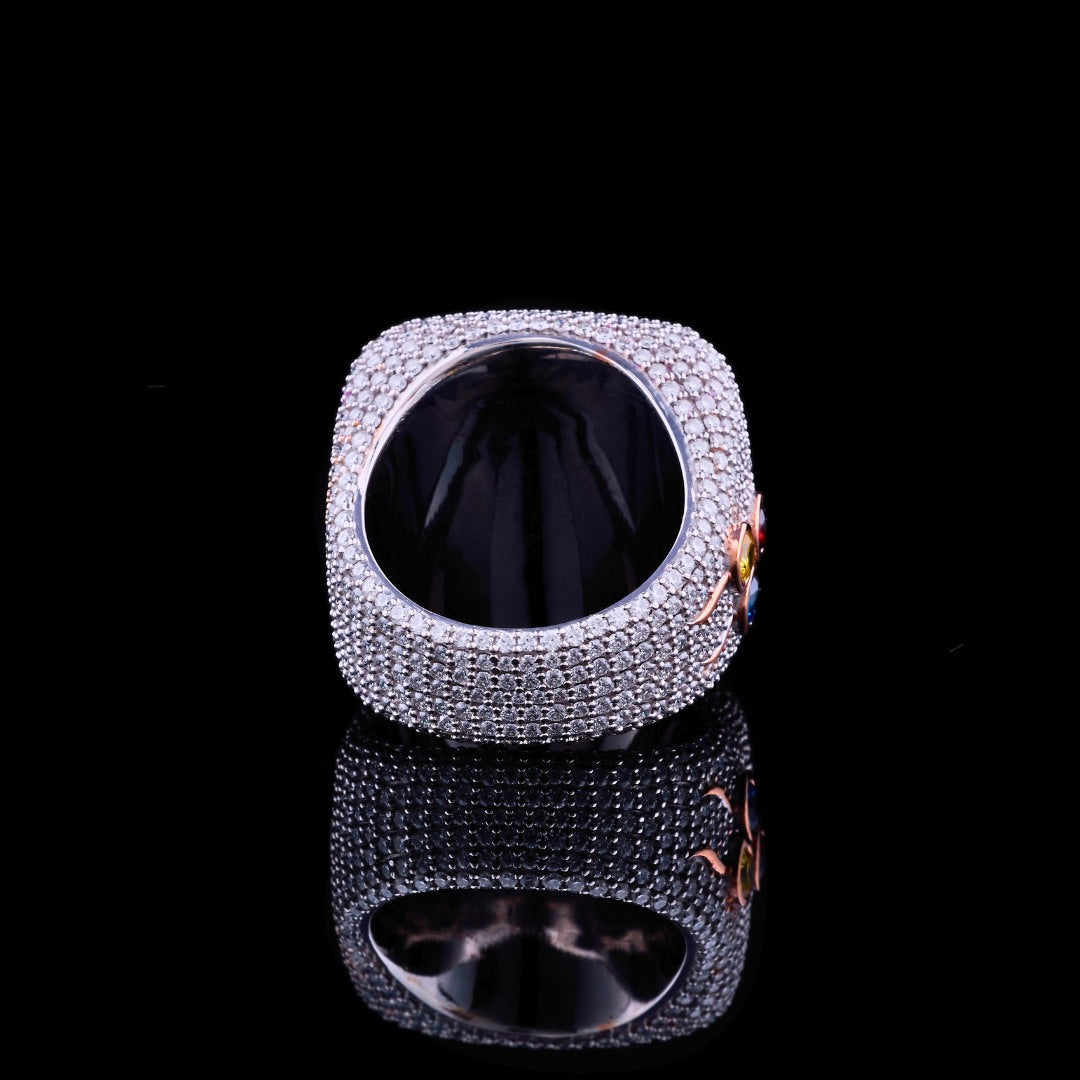 Custom Moissanite Championship Statement Ring