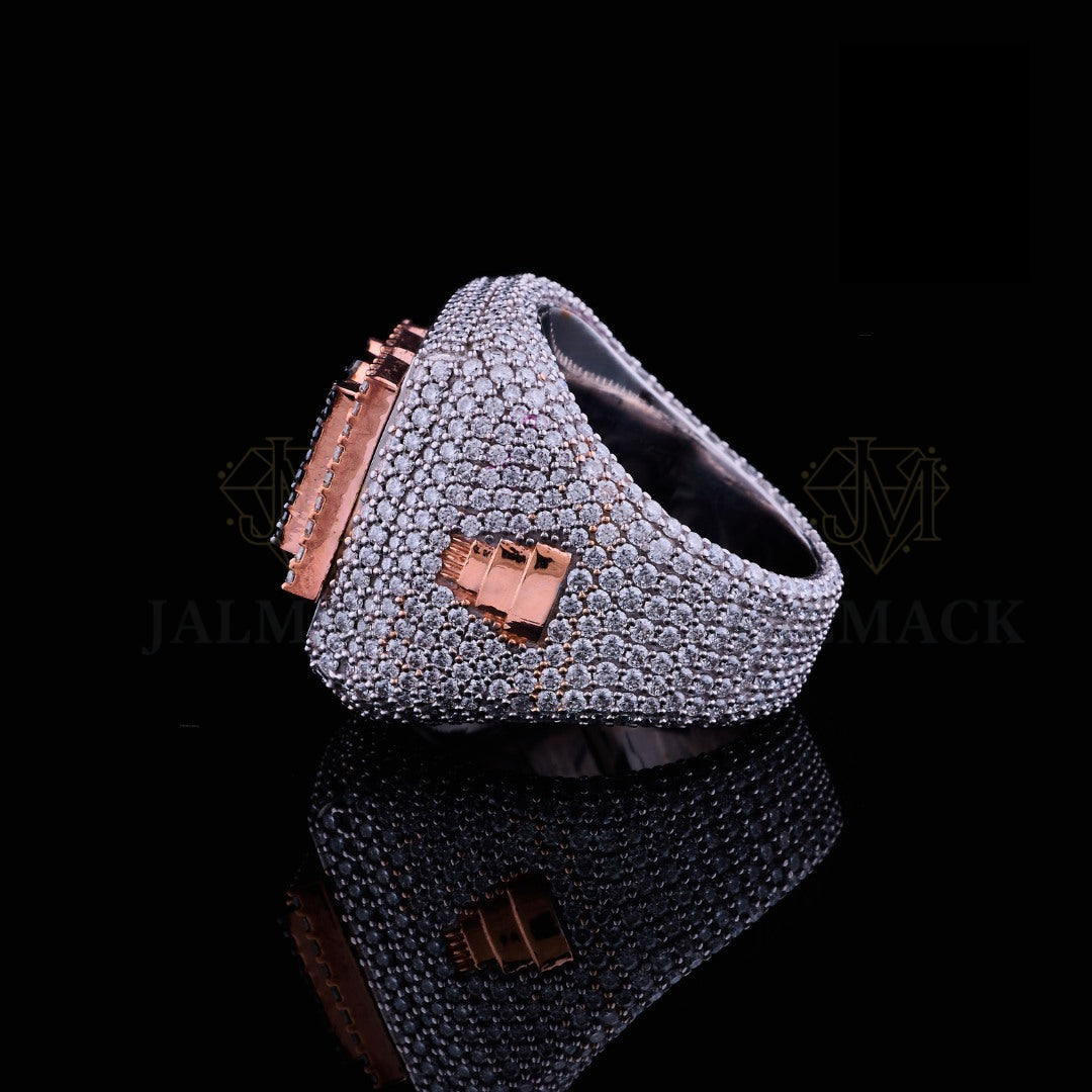 Custom Moissanite Championship Statement Ring