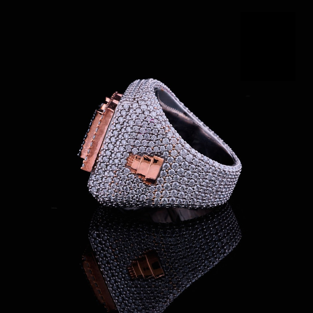 Custom Moissanite Championship Statement Ring