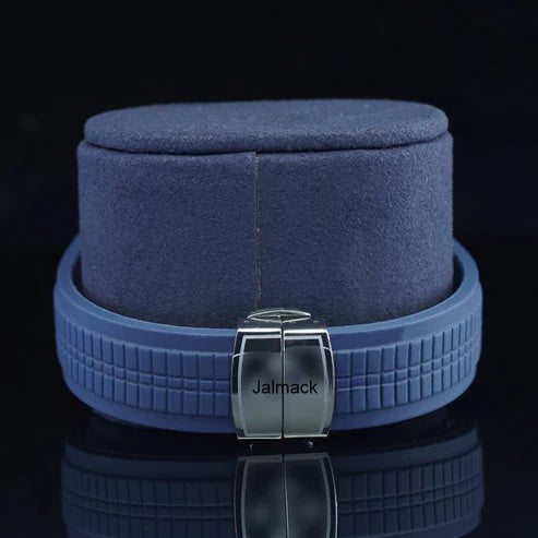 Luxury Blue Moissanite Watch for Men | Iced Out VVS Moissanite Timepiece