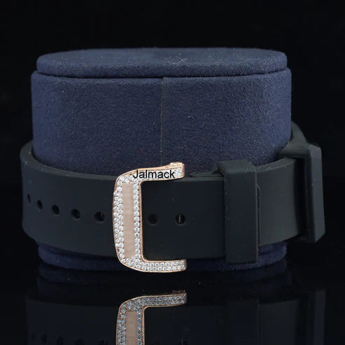 Luxury Moissanite Diamond Watch, Customized Moissanite Studded Watch