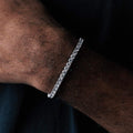 4MM Brilliant 925 Sterling Silver Moissanite Tennis Bracelet for Jewelry Fashion's