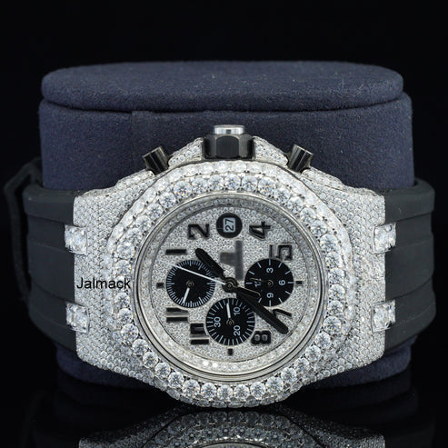 Luxury Fully Iced Out Moissanite Watch for Men