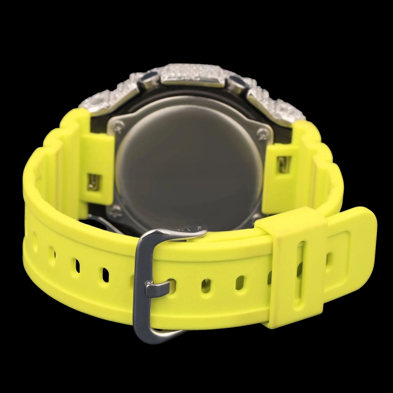 Yellow Ice G-Shock VVS Moissanite Luxury Watch
