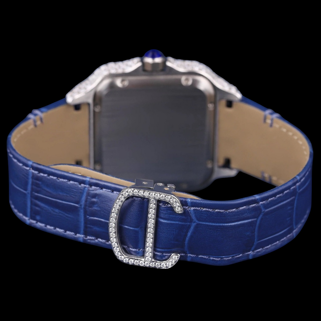 Royal Blue Dial VVS Moissanite Luxury Automatic Watch