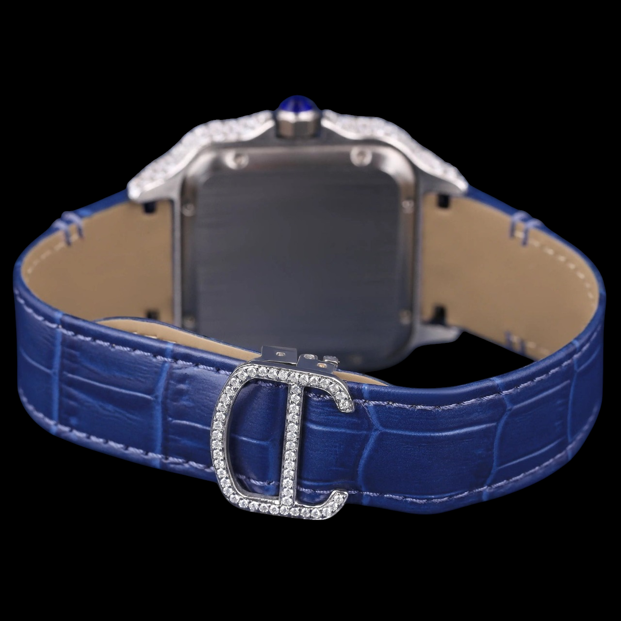 Royal Blue Dial VVS Moissanite Luxury Automatic Watch