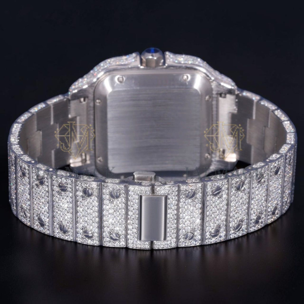 Luxury Square Arabic Moissanite Automatic Watch