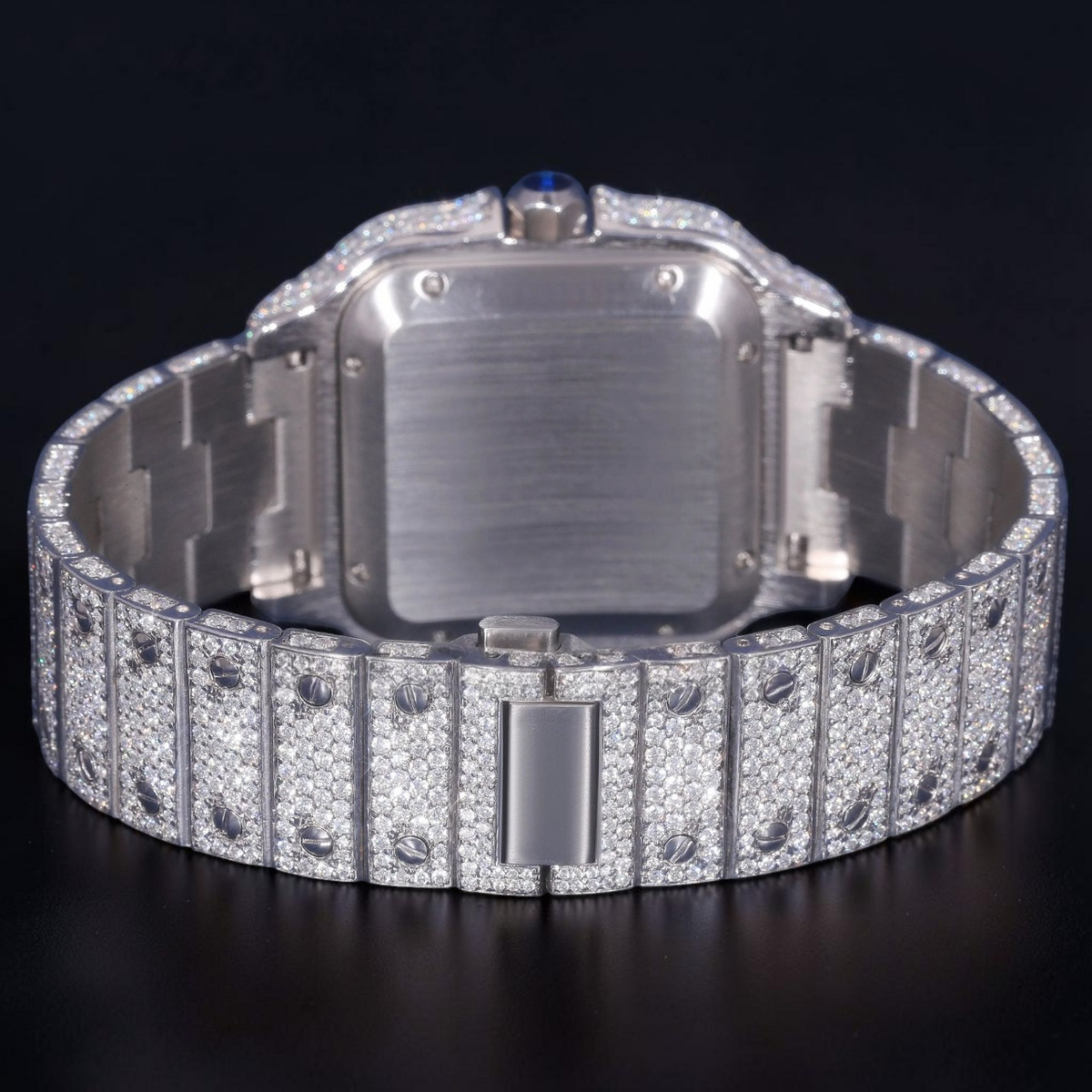 Luxury Square Arabic Moissanite Automatic Watch