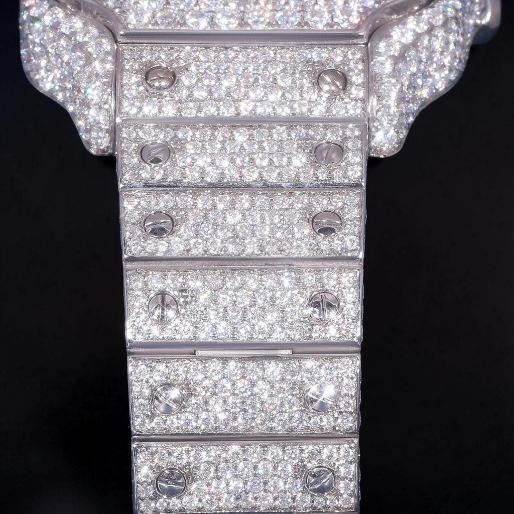 Luxury Square Arabic Moissanite Automatic Watch
