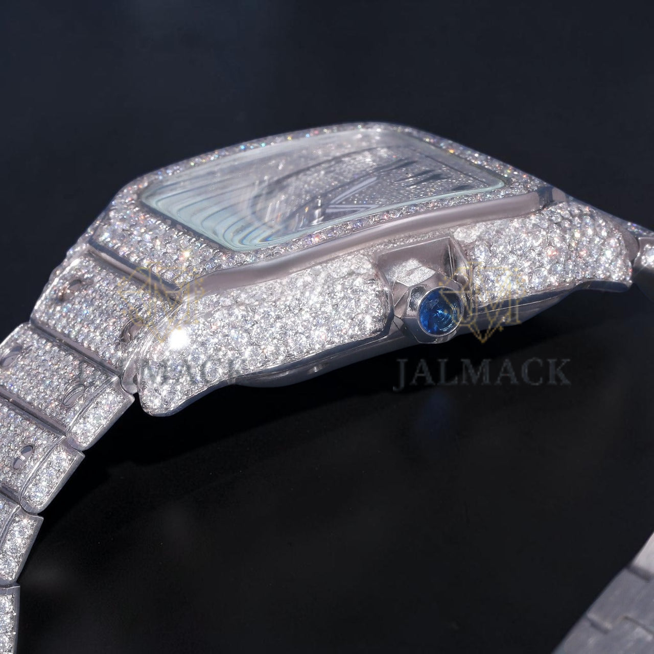 Luxury Square Arabic Moissanite Automatic Watch