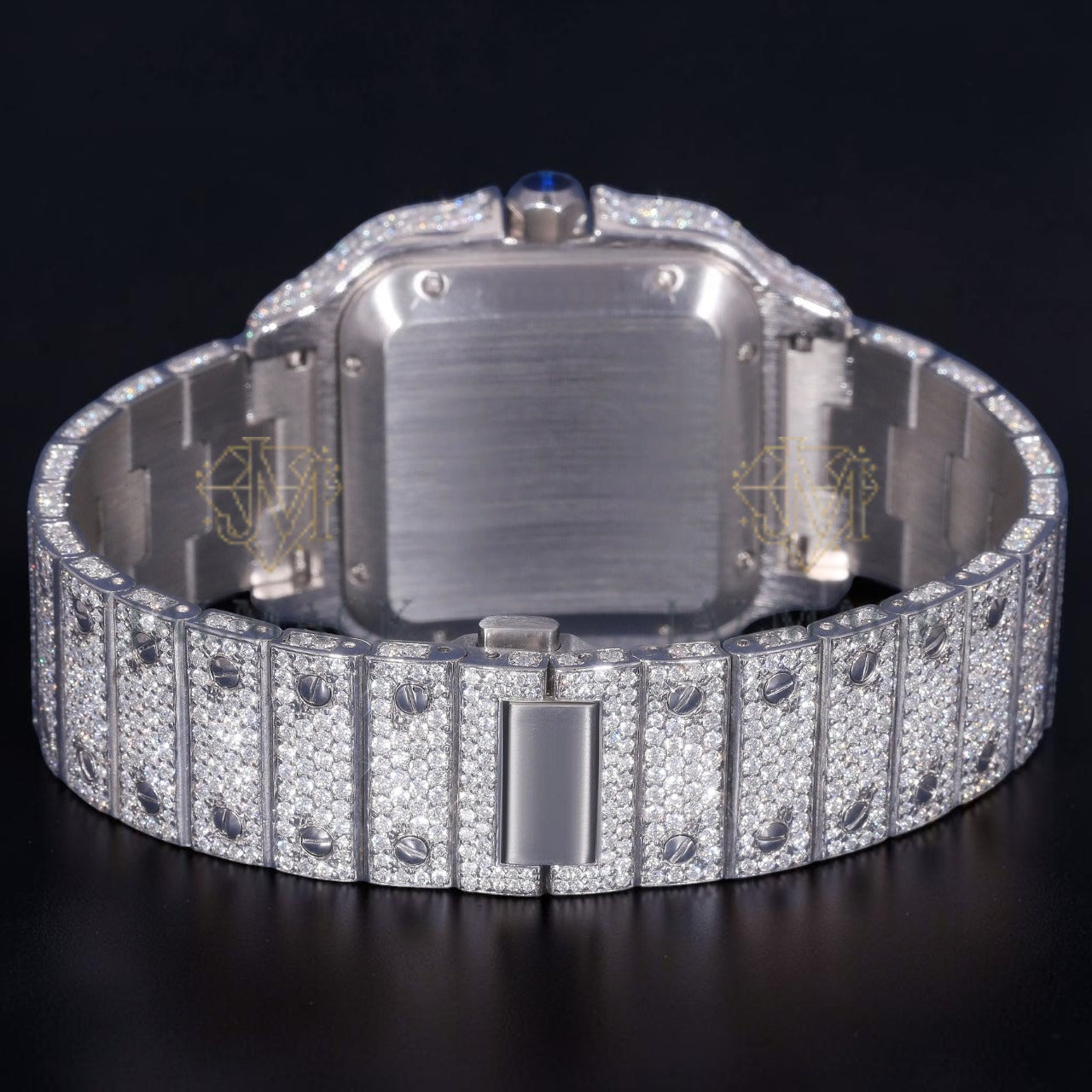 Luxury Square Roman Moissanite Watch