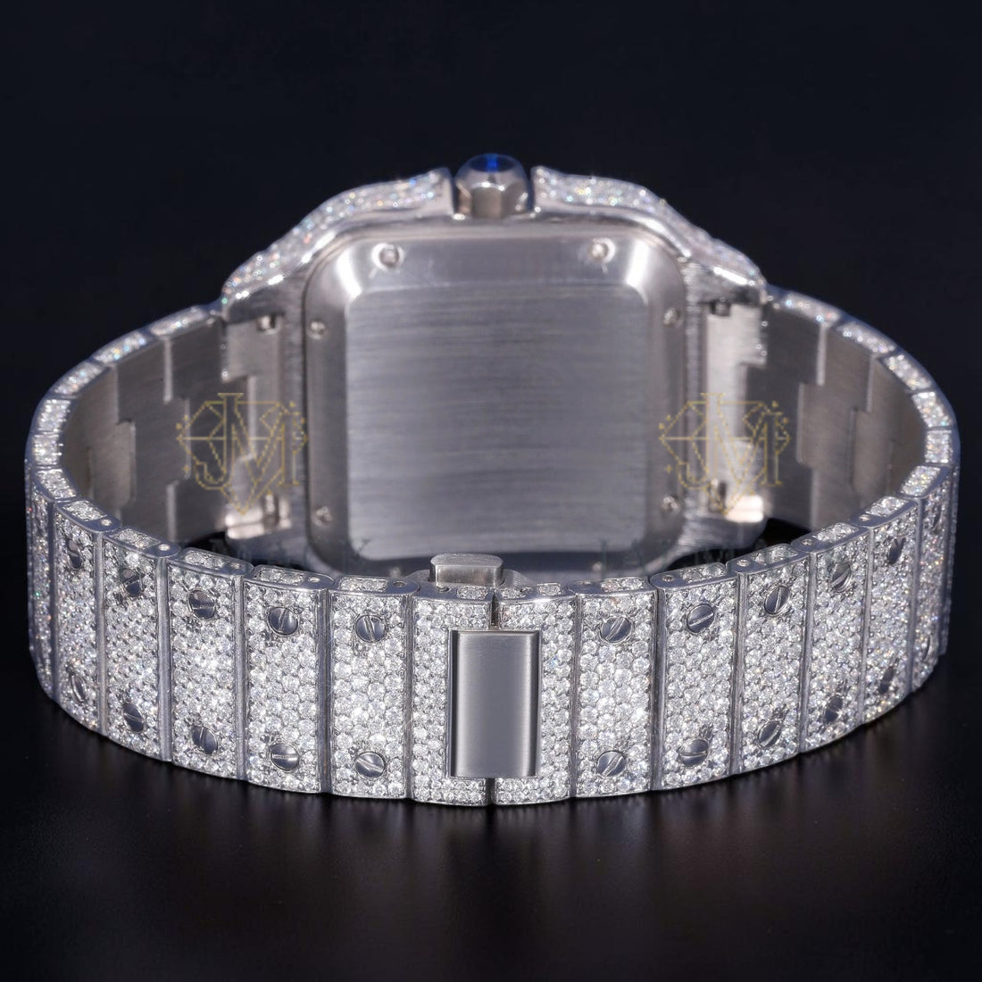 Luxury Square Roman Moissanite Watch