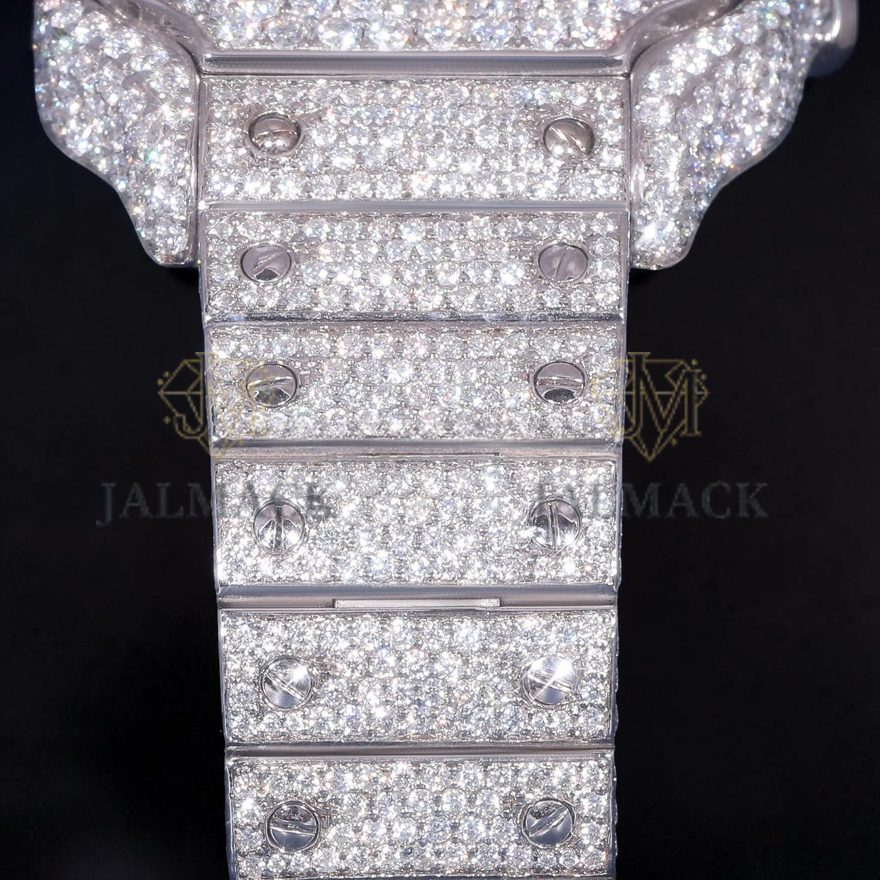 Luxury Square Roman Moissanite Watch