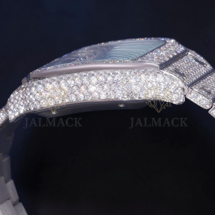 Luxury Square Roman Moissanite Watch