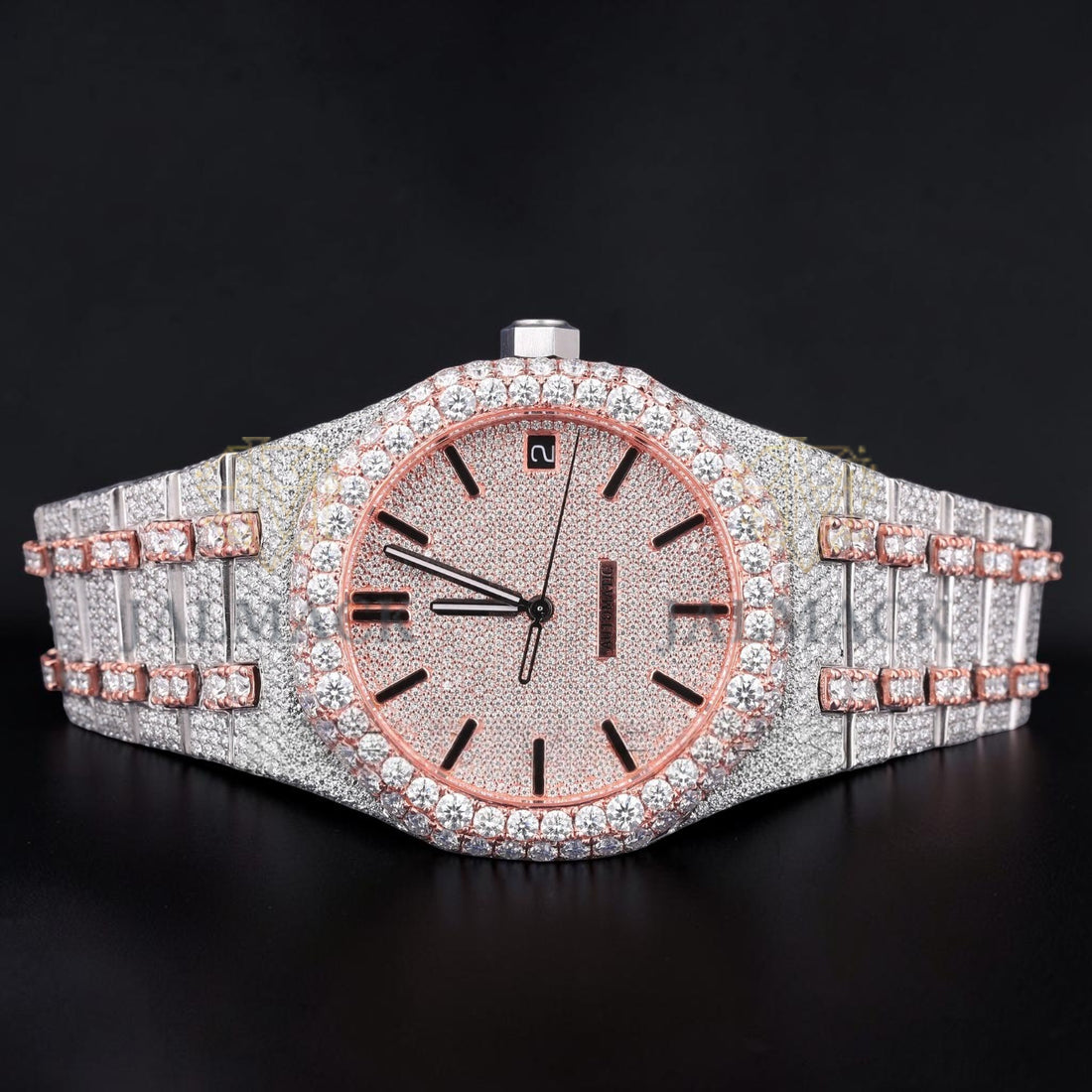 Luxury Rose Gold Moissanite Watch