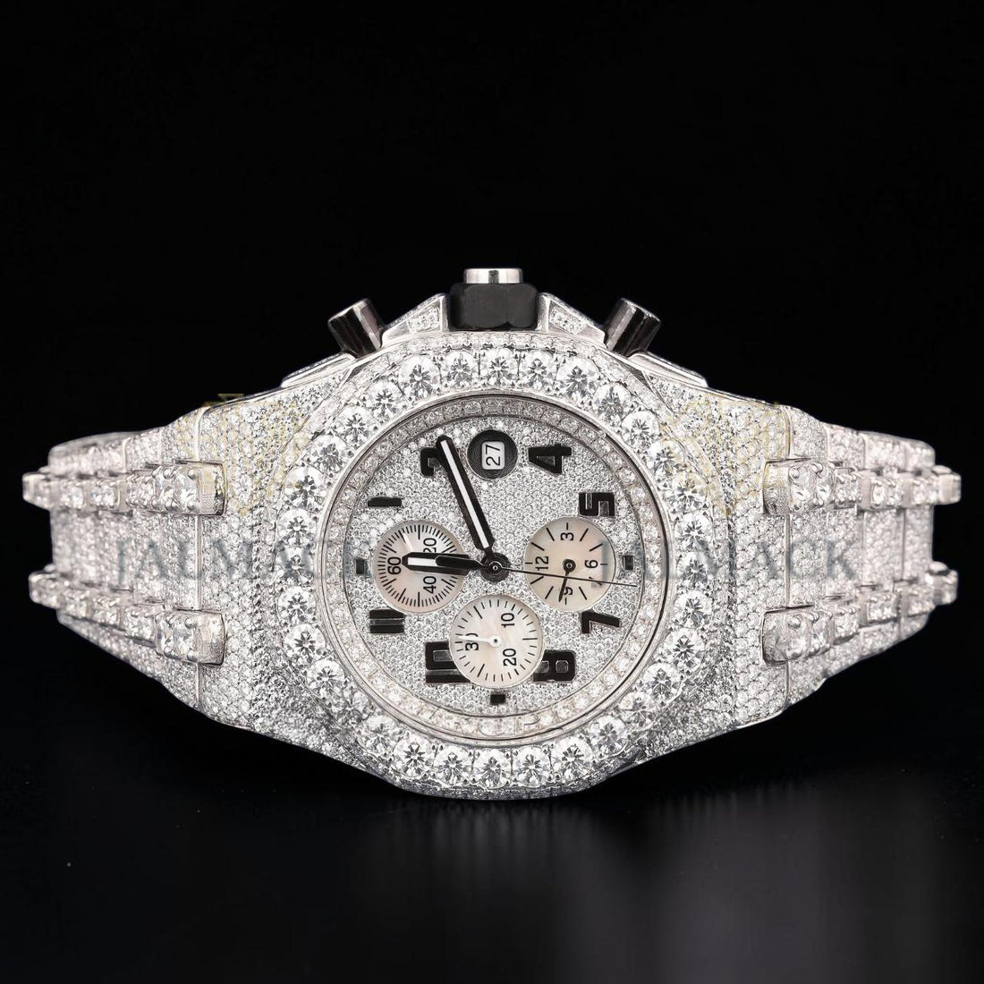 VVS1 D Color Moissanite Diamond Chronograph Automatic Watch