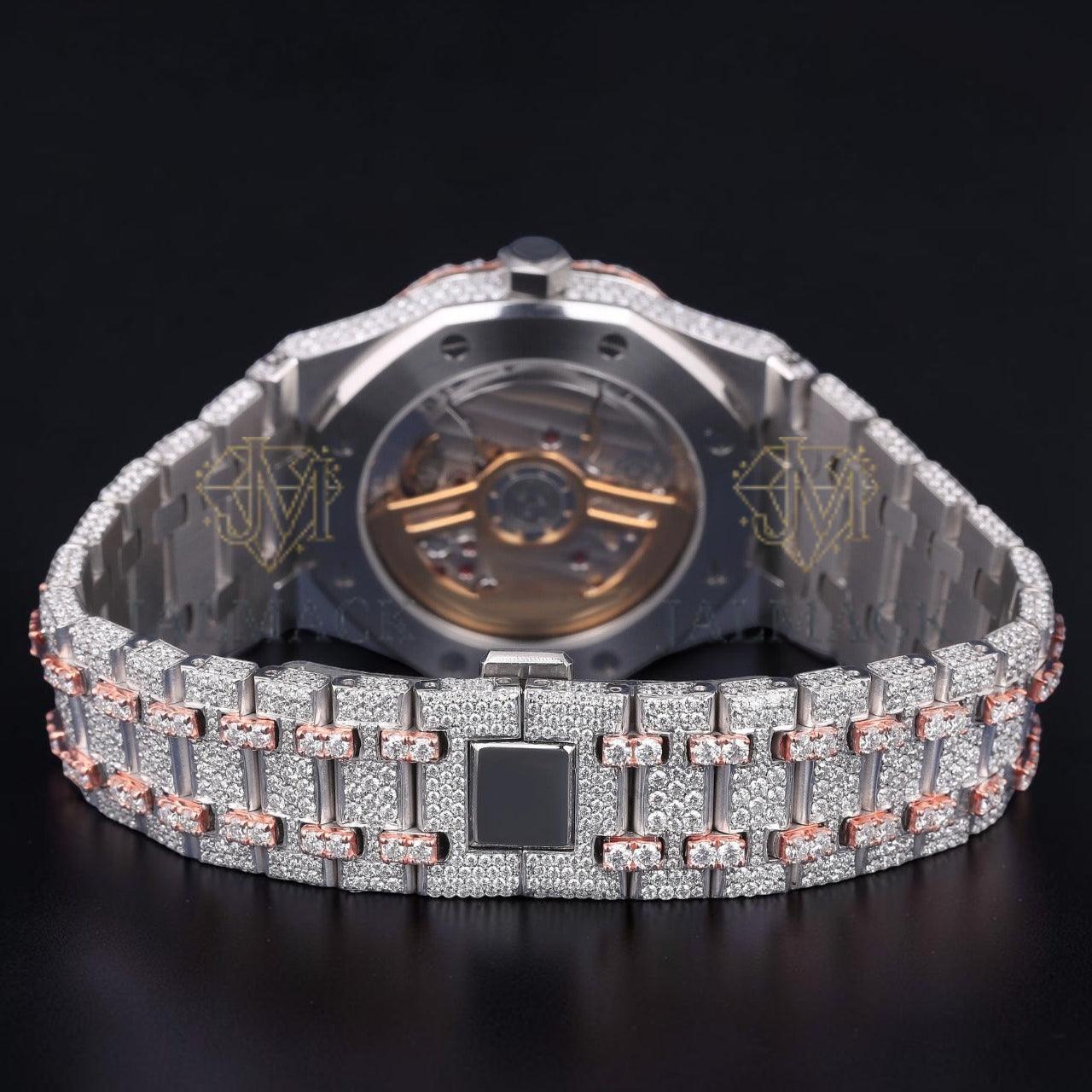 Luxury Rose Gold Moissanite Watch