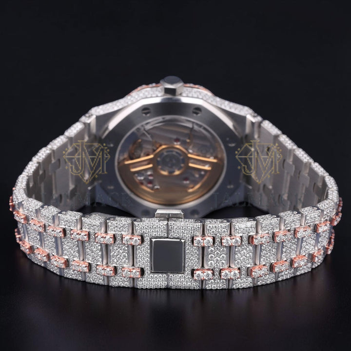 Luxury Rose Gold Moissanite Watch