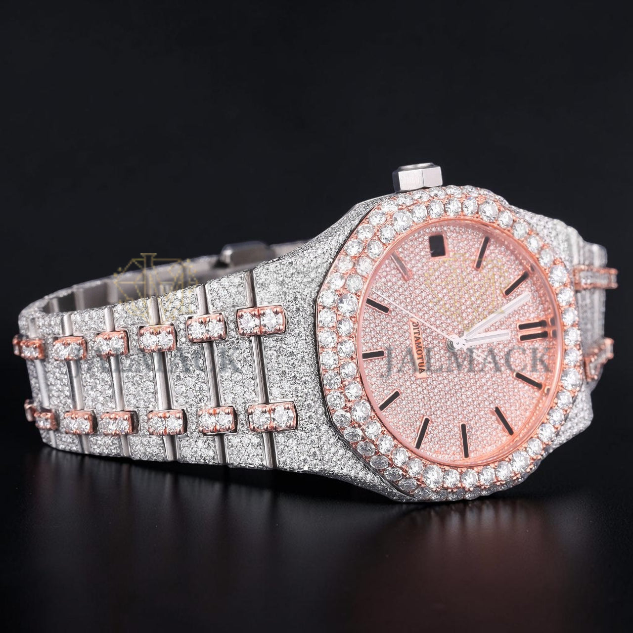 Luxury Rose Gold Moissanite Watch