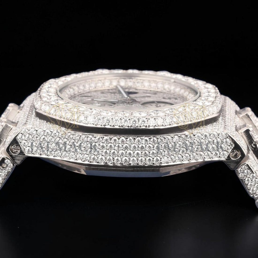 VVS1 D Color Moissanite Diamond Chronograph Automatic Watch