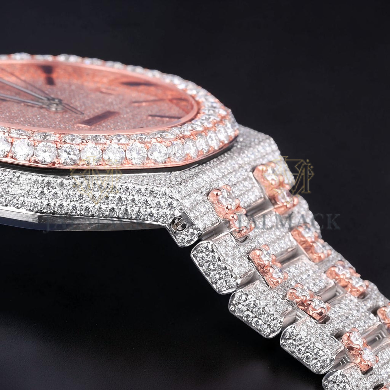 Luxury Rose Gold Moissanite Watch