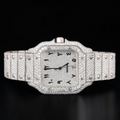 VVS1 D Color Moissanite Square Diamond Automatic Watch