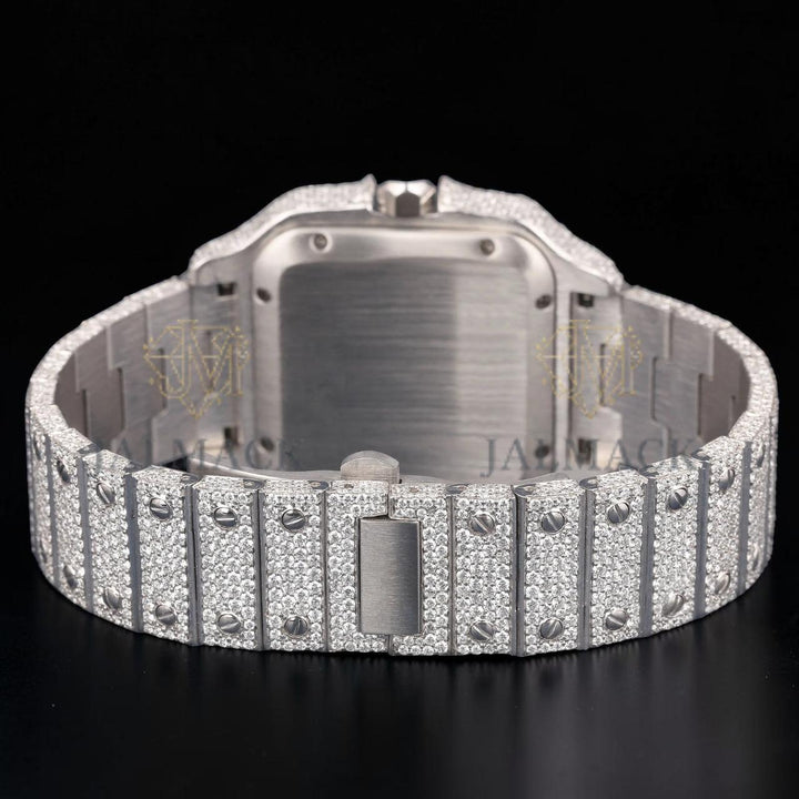 VVS1 D Color Moissanite Square Diamond Automatic Watch