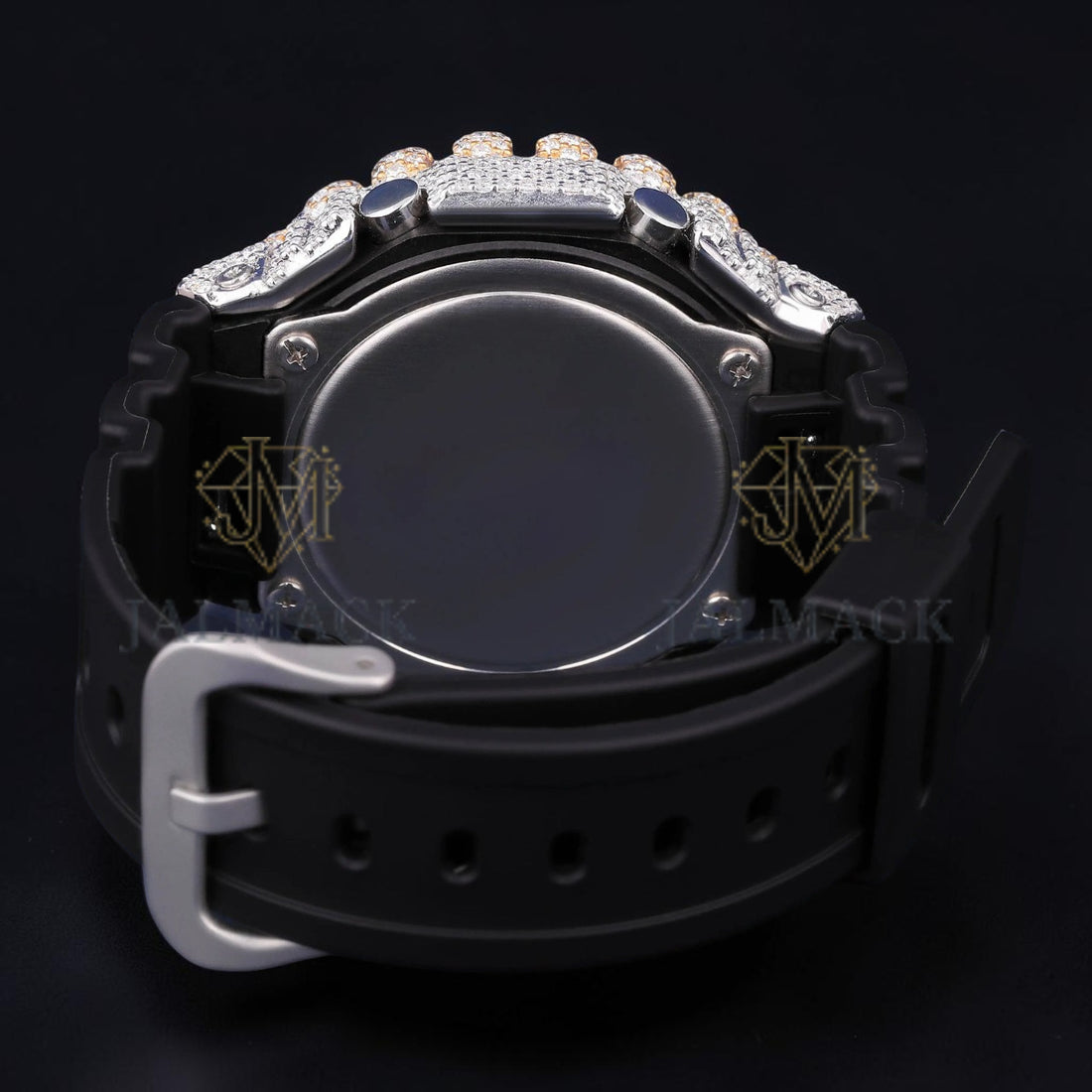 Luxury Two Tone Spike Moissanite Watch