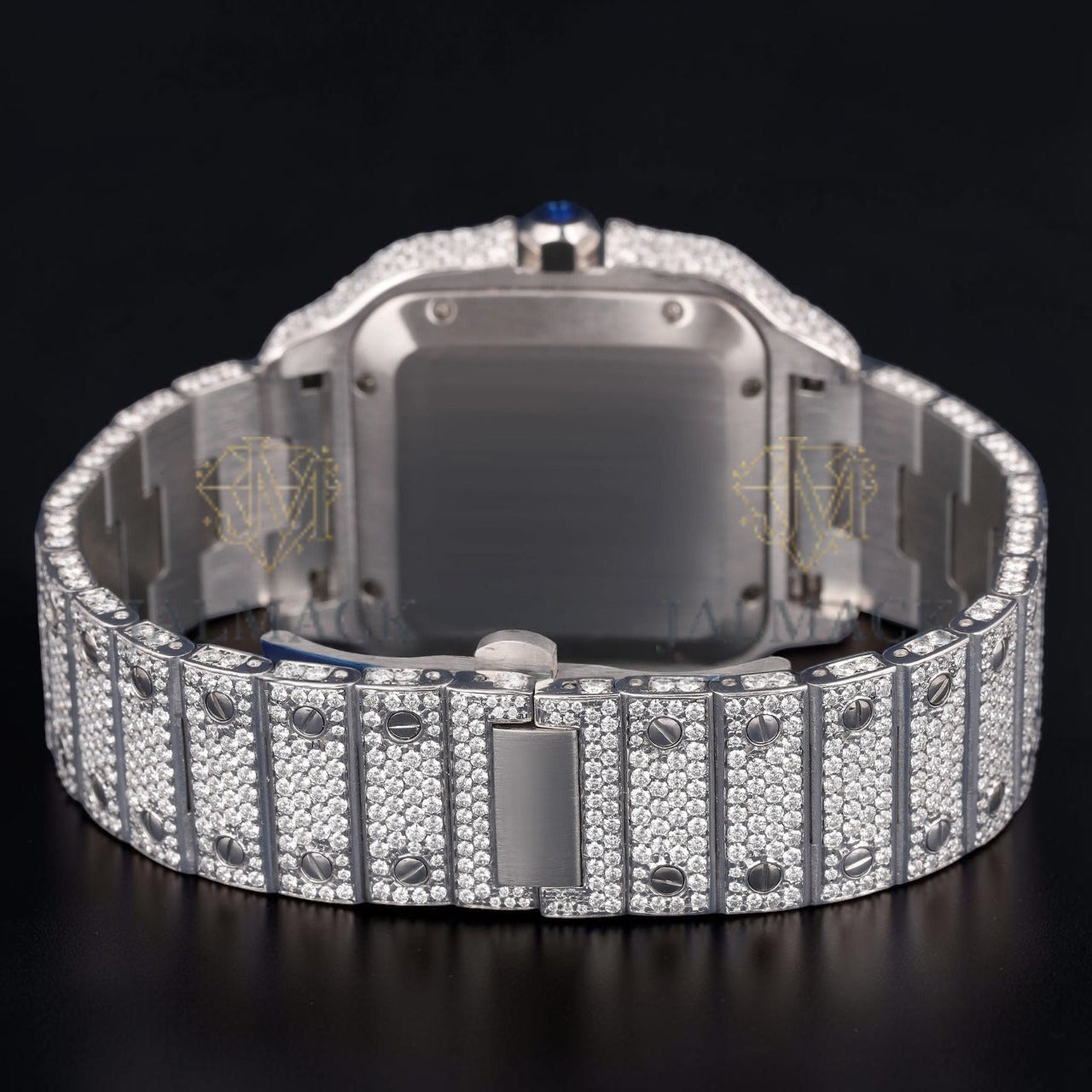 Luxury Square Rose Gold Moissanite Watch