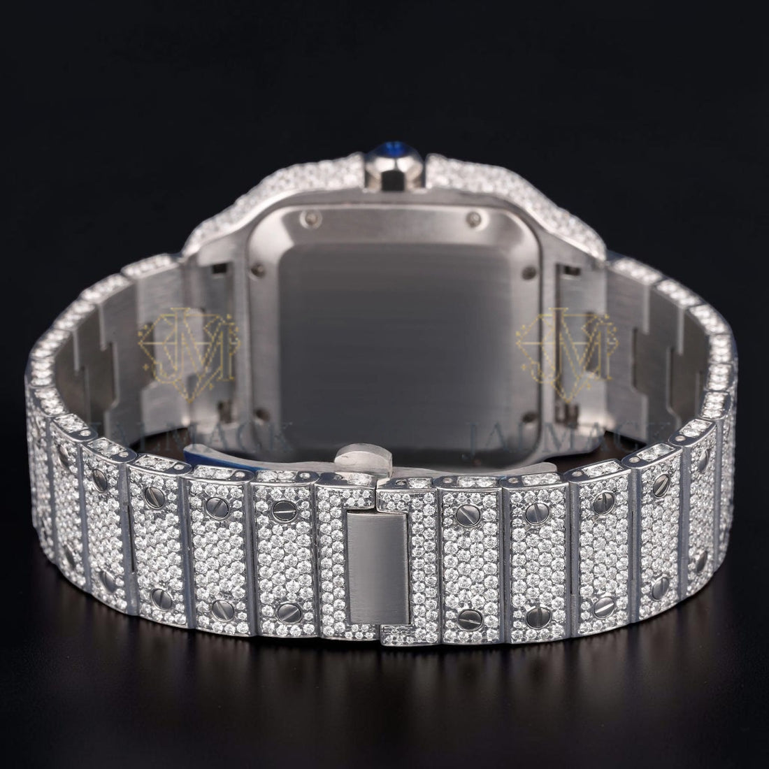 Luxury Square Rose Gold Moissanite Watch