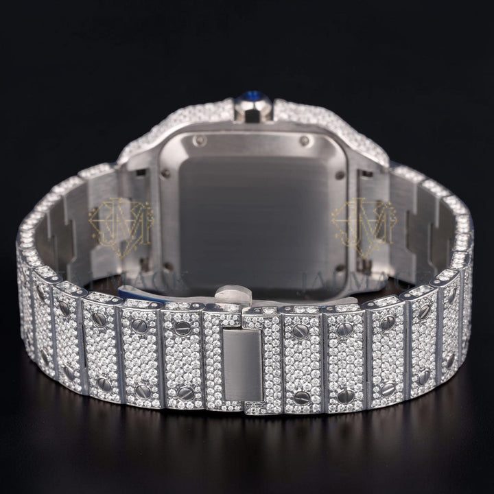 Luxury Square Rose Gold Moissanite Watch