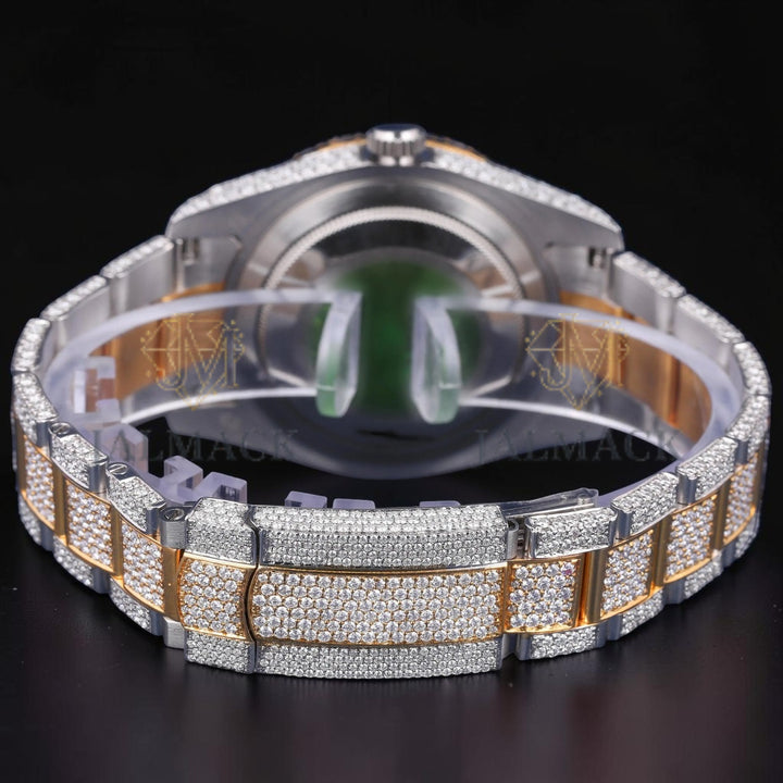 Luxury Gold Roman Moissanite Watch