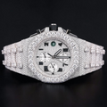 VVS1 D Color Moissanite Diamond Chronograph Automatic Watch