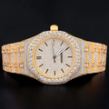 Luxury Gold Moissanite Watch VVS1 D Color