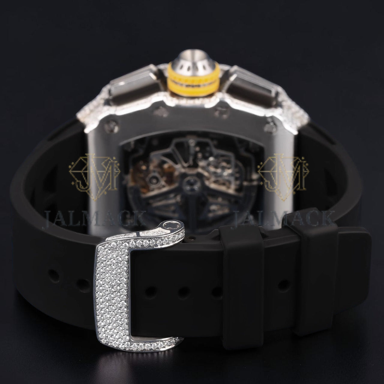 Luxury Skeleton Moissanite Watch VVS1 D Diamond Watch